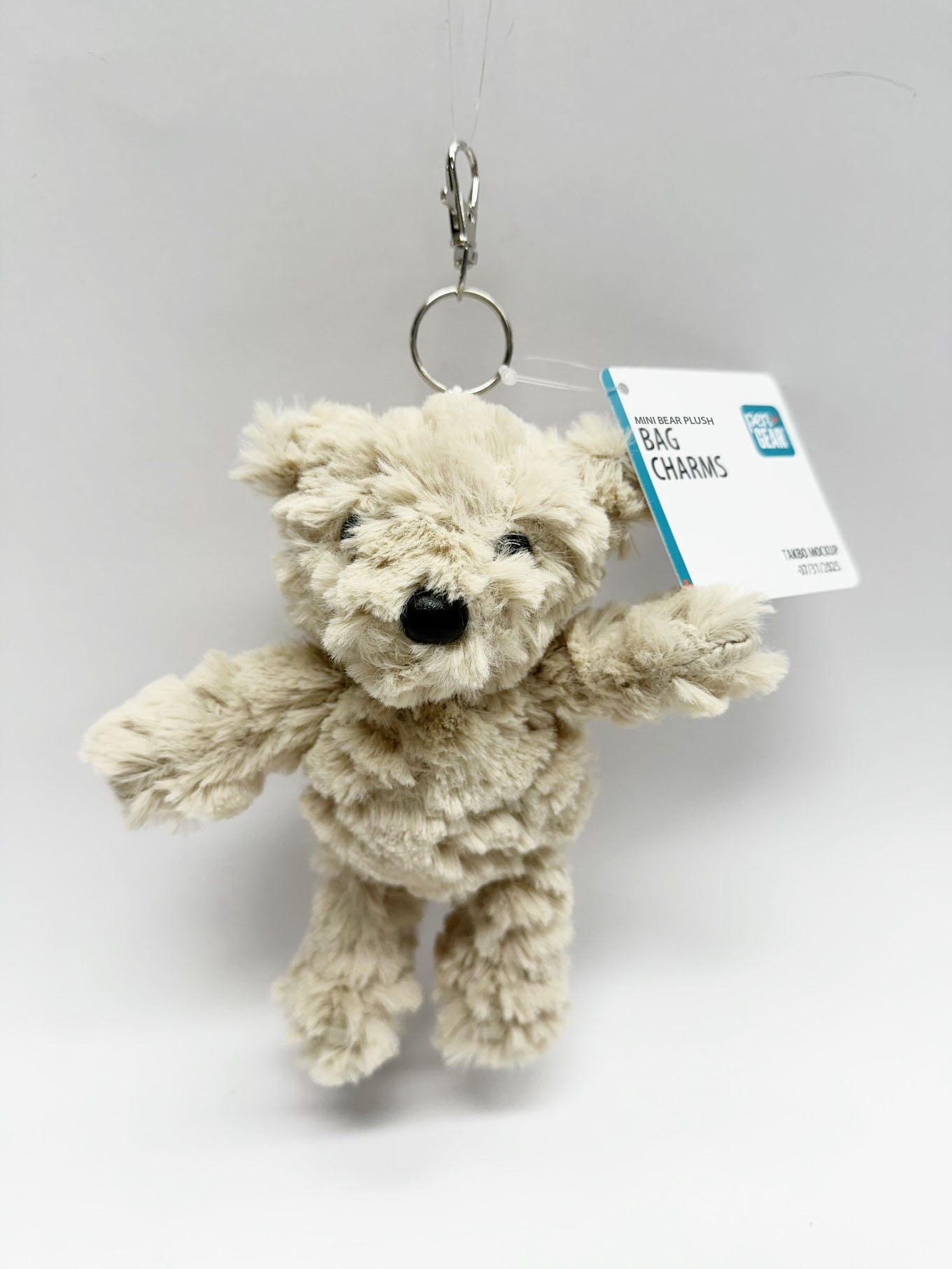 Pen + Gear Mini Plush Bear Bag Charm, Brown, Perfect for Students of All Ages--Elementary, Middle School, High School, College, and Adult Professionals