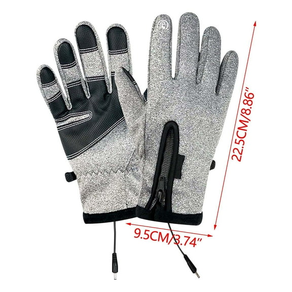 Ycandiee Heated Gloves for Men Women, Non-Slip Electric Heating Glove, Rechargeable Heated Gloves for Motorcycling, Skiing, Outdoor Work