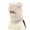 Beige, variant on Kids Ski Mask Balaclava for Girls Boys, Winter Windproof Face Mask Hat for Cold Weather, Fleece Hooded Scarf Neck Warmer (Pink,3-10 Years)