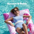 thumbnail image 4 of 2-Pack Inflatable Pool Floats Mat - XL Pool Floaties Adults Size with Headrest, Sun Tanning Raft Lake Beach Swimming Pool Party Toys Floating Lounge Above Water Keep Cool, 4 of 7