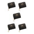 thumbnail image 1 of Tarjetero tipo billetera Sonducket elegante y compacto de PU para fácil acceso Monedero negro, 1 of 6