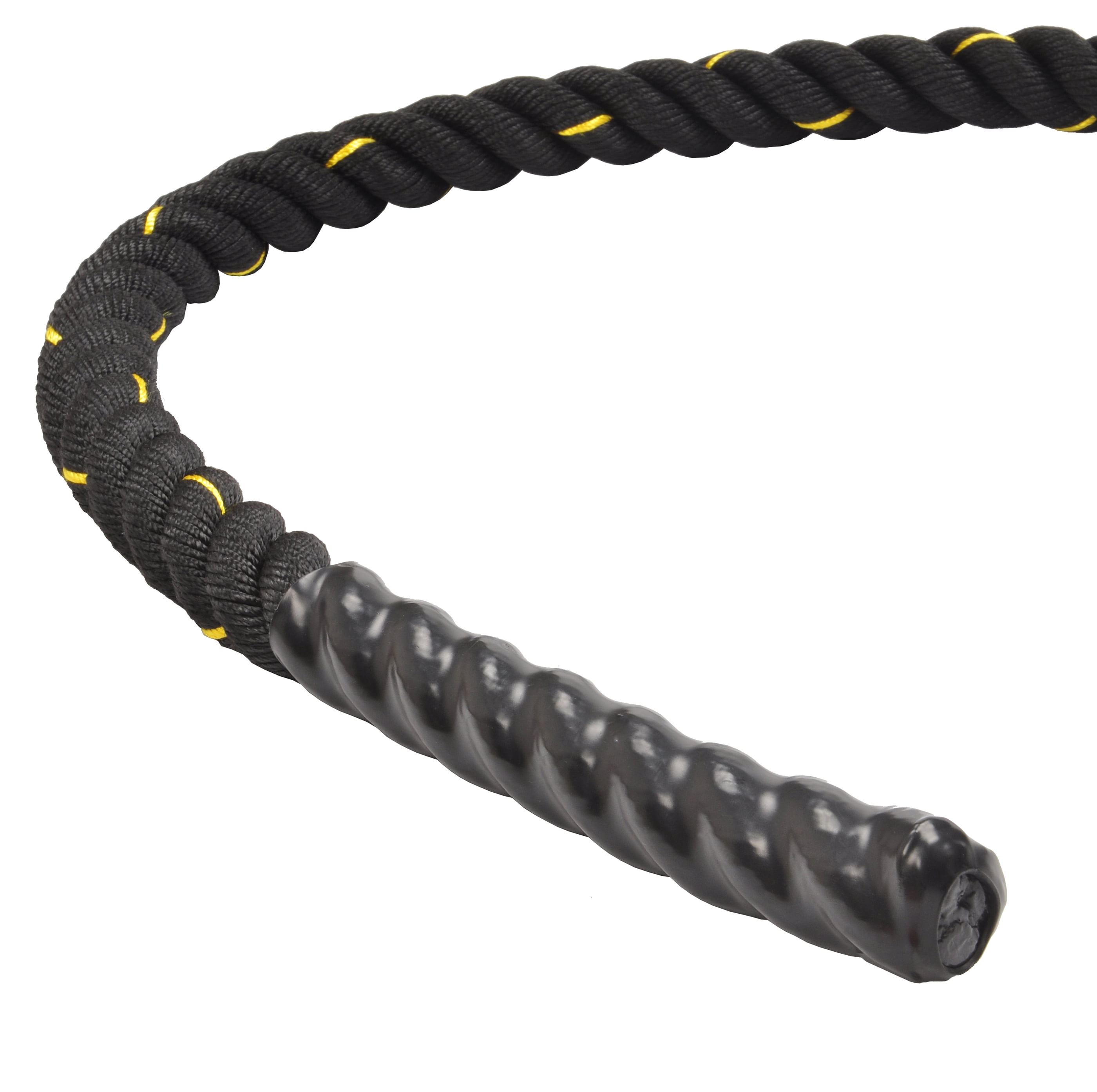 Everyday Essentials Battle Rope 1.5 2 Inch Diameter Poly Dacron 30 40 50 FT Length Heavy Ropes for Home Gym and Workout Walmart