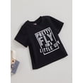thumbnail image 3 of Coduop Toddler Boys Short Sleeve T-shirt,Round Neck Letters Print Casual Summer Tees Tops, 3 of 9