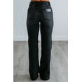thumbnail image 4 of Joni Risen Women's High Rise Wide Leg Jeans, Distressed Vintage Black, 4 of 6