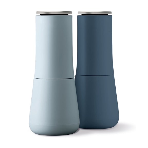 Joseph Joseph Milltop Salt and Pepper Grinder Set, Adjustable Grinding Size