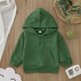 thumbnail image 2 of Vedolay Girls Hooded Sweater Casual Girls Hoodies Sweatshirt Casual Loose Pullover with Pockets Green,90, 2 of 5