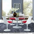 thumbnail image 2 of 60" Oval Walnut Dining Table, 2 of 4