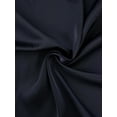 thumbnail image 3 of INSPIRE CHIC Vestidos De Satén Sin Mangas Para Mujer Vestido Camisero Con Cinturón Y Botón Frontal Sólido Azul oscuro L, 3 of 5