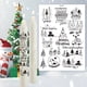 thumbnail image 4 of Puntoco Pegatina de agua con forma de muñeco de nieve y vela navideña, tema de actividad, decoración con velas de humor, pegatina de agua ultraligera, 4 of 5