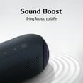 LG Portable Bluetooth Speaker with LED Lighting, Black, PL5