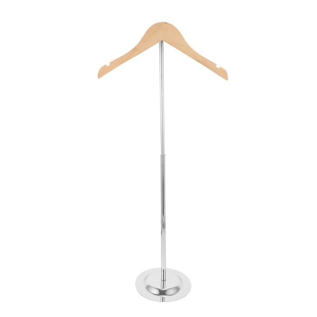 CUITING Clothing Display Stand Hangers Jackets Shirt Retail Rack Iron Wood