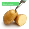 thumbnail image 7 of Mr&Mrs White Vegetable Peeler Set Blue Potato Peelers Kitchen Julienne Veggie Peeler, 7 of 7