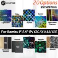 thumbnail image 2 of Para placa de construcción Bambu Lab P1S A1 X1C Pei Textura 257x257 H1H PEY Peo Hoja de acero para resortes para Bambulabs X1 Carbon Bambulab P1P, 2 of 5