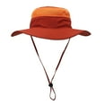 thumbnail image 3 of Usloyux 7Pcs 360° Sun Protection Wide Brim Fisherman Hat for Men, Breathable Mesh Top Outdoor Sun Hat for Fishing, Hiking, Camping, Adjustable Windproof Buckle, 3 of 9