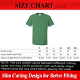 thumbnail image 2 of JERZEES Short Sleeve T-Shirt Kelly Crewneck Shirts for Men, 50/50 Cotton/polyester Single Tee, Size 2XL, 2 of 5