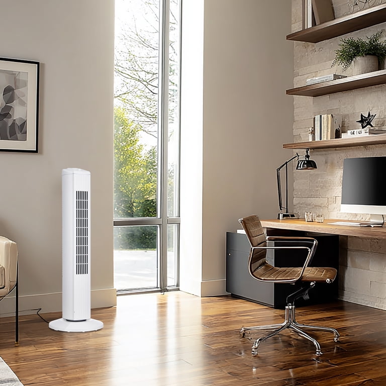 Mainstays 28-Inch Tower Fan with 3-Speed Settings and Oscillation