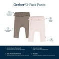 thumbnail image 3 of Gerber Baby Girl 5 - Piece Bodysuits & Pants Garden Set, Sizes (Newborn - 9 Months), 3 of 8