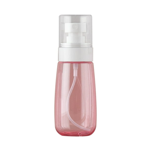 Botella de spray Fine Mist Envase cosmético de viaje recargable de 60 ml | Pequeño atomizador de perfume de plástico vacío para maquillaje de cabello con aceite | Mini bomba transparente a prueba de
