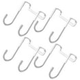 thumbnail image 6 of Yongwei Over Door Coat Rack 4pcs Over Cabinet Door Hooks Heavy Duty Stainless Steel Multiple Use Narrow Door Hook, 6 of 11