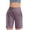 Light Purple #077, variant on Kopltyrfg Women's High Waisted 9" Shorts with Zipper Pockets Athletic Workout Long Shorts for Women Knee Length Camel 2XL