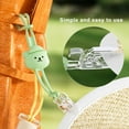 thumbnail image 2 of Eoperou Hat Clip Bear Shape Compact Hat Holder for Bogg Bag Hands-Free Travel Hat Clip Chain Hat Hanger for Backpacks Handbags Knapsacks, 2 of 7