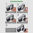 thumbnail image 2 of PRO TANLE Square Metal Lens Hood Replacement for Fujifilm Fuji X100VI Camera accessories Magnetic Installation, 2 of 7