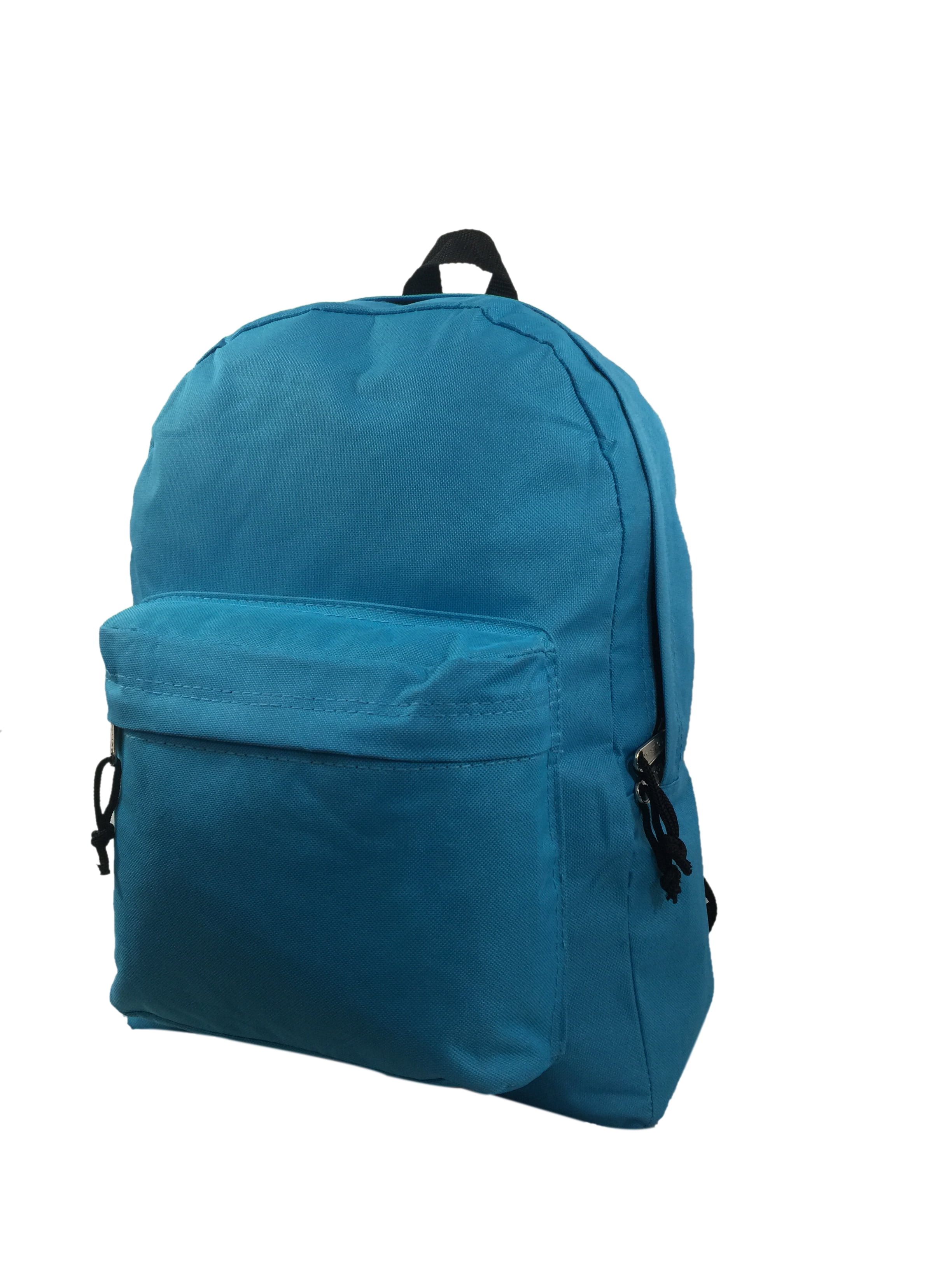K-Cliffs Unisex Classic 16" Elementary-High School Backpack, Polyester Lake Blue