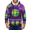 thumbnail image 6 of Lsque Geometry Dash for Mens Full-zip Hoodie, Zip-up Pullover Hooded Sweatshirt, Kangaroo Pocket Hoodie Ideal for Daily Wear, Travel, and Home-Medium, 6 of 8