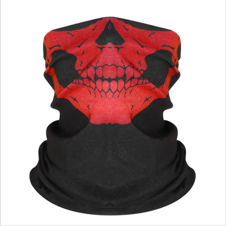 Unisex Half Face Mask – Summer Cycling Motorcycle Neck Gaiter – Windproof Mesh Scarf