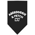 thumbnail image 2 of Pet and Dog Bandana Screen Printed, "Aberdoggie  Fetch NY", 2 of 10