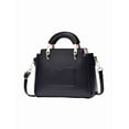 thumbnail image 3 of Bolso Xtellar Mujer Cartera Casual Vintage De Cuero Pu Color Negro, 3 of 5