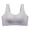 Grey, variant on Seamless Side Support Bra Wireless Full Coverage T-Shirt Bralette for All Day Comfort Green L