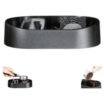 Coffee Portafilter Cleaning Kit, Complete Coffee Portafilter Stiff Cleaning Accessories Kit Tools with Grounds Catcher & Cleaning Brush for 51/53/58mm, Suitable for Baristas and Cafes