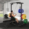 thumbnail image 3 of Forgemus Smith Machine Home Gym, 2000LBS Power Rack Cage with Cable Crossover for Full Body Workout, 3 of 12