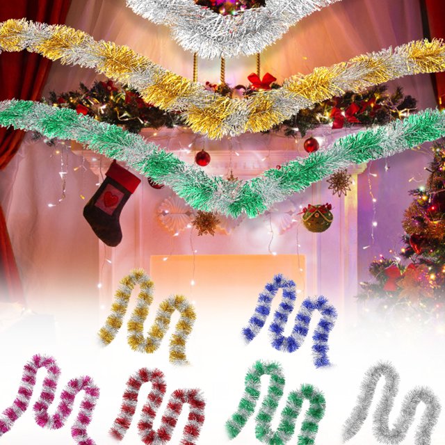 onlyliua Liquidación Adorno de Corona Navideña Brillante para Colgar En La Pared, Decoración para Fiestas, Festivales y Más.