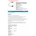 thumbnail image 2 of Upstream Rear Air Fuel Ratio Sensor - Compatible with 2018 - 2020 Honda Odyssey 3.5L V6 2019, 2 of 2
