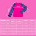 thumbnail image 6 of BIG EPHANT 2-Pack Kids‘ Long Sleeve Rash Guard Shirts with Print, UPF 50+ Sun Protection Swimwear & Surf Tops for Boys and Girls, Sizes XXS-M, 6 of 8