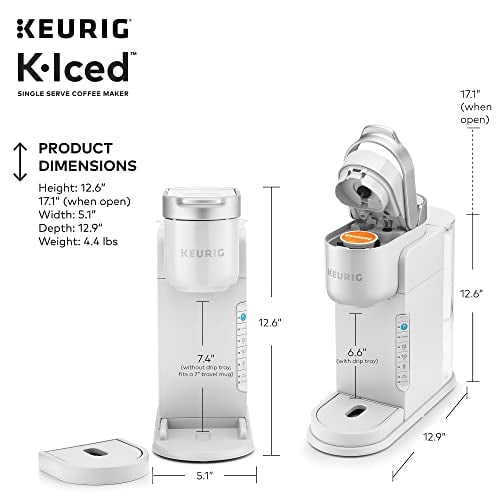 Keurig K Iced Coffee Maker Single Serve K Cup Pod Iced Coffee