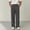 Dark Gray, variant on Men's Pants Cargo Big and Tall Solid Color Summer Button Down Pleated Wide Leg Trousers with Pockets