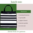 thumbnail image 3 of Bolsa de almuerzo Kate Spade New York Sarah Stripe Black, 3 of 7