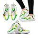 thumbnail image 1 of Zapatillas de deporte de malla con cordones de estilo moderno para mujer, zapatos planos con estampado de hojas de marihuana a la moda, calzado ligero para mujer, 1 of 6