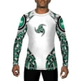 thumbnail image 2 of Raven Fightwear Men's The Gods of Scandinavia Ymir Rash Guard MMA BJJ White, 2 of 3
