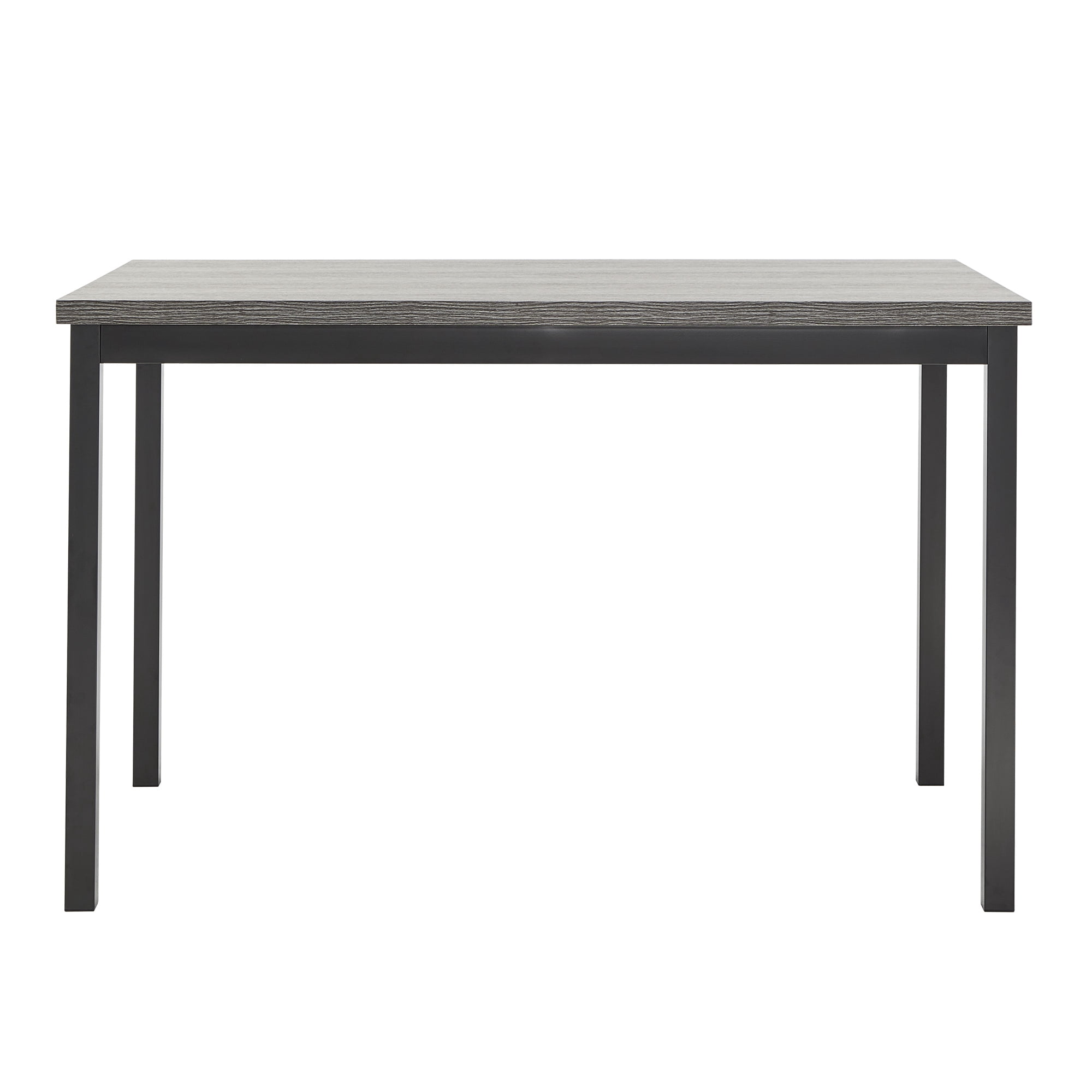 Weston Home Clayton Metal Dining Table, Black