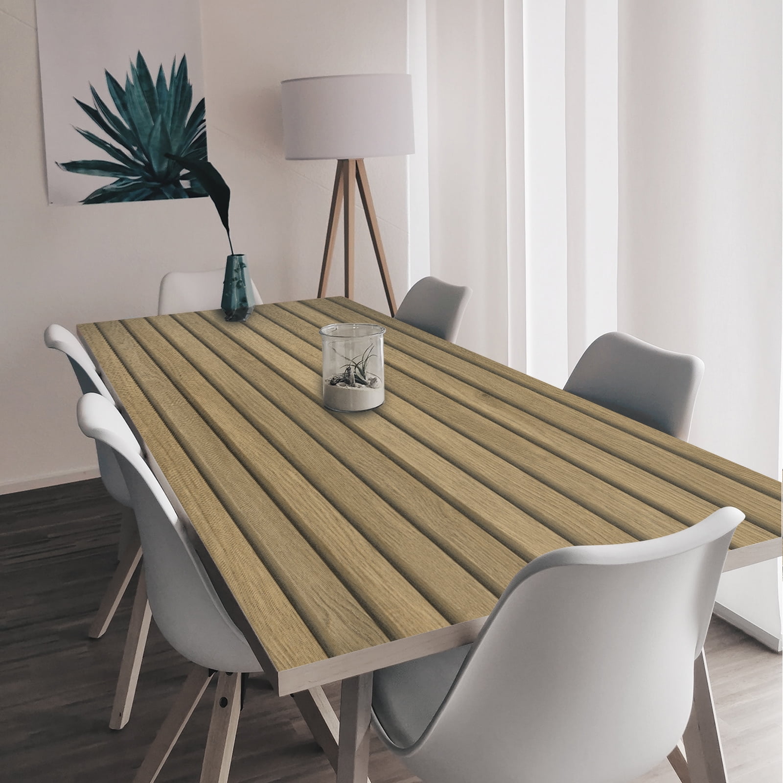 UMIGGEE 15.7 in x 393 in Wood Slat Wallpaper Peel and Stick Brown Shiplap Wall Paper Wood Panel Grain Contact Paper Removable Self Adhesive Faux Wall Covering for Cabinets and Drawers