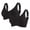 B#01-Black, variant on 2-Pack Seamless Bra for Women – No Underwire, Smooth Comfort, Full Cup Padded, Lifting Bustier Design