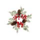 thumbnail image 2 of Adornos navideños, decoraciones navideñas, regalos navideños. Corona decorativa de piñas artificiales para velas, ideal para decoración navideña. Guirnaldas de plástico para candelabros., 2 of 6