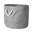 thumbnail image 1 of Design Imports CAMZ37081 15 x 16 x 16 in. Variegated Round Polyester Storage Bin, Grey - Large, 1 of 9
