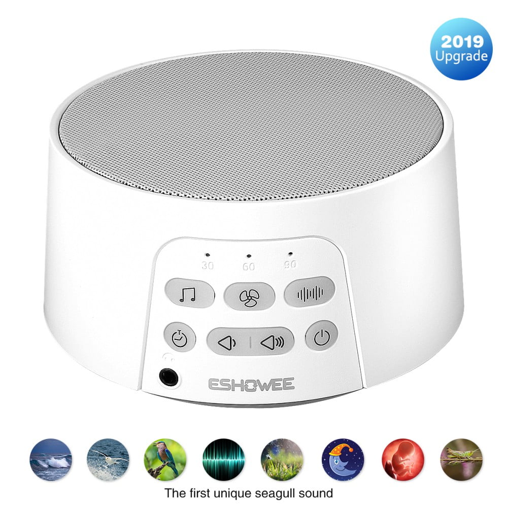 Luxsea Sound Machine & Night Light Rechargeable White Noise Machine