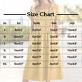 thumbnail image 3 of QUNYINEY Long Women Dresses Embroidered Floral Cotton Linen Short Sleeve A Line Dress with Pockets Summer Loose Fit Crew Neck Casual Dresses, 3 of 8