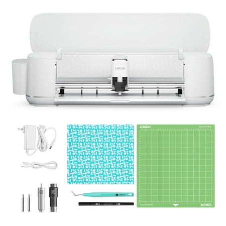 LOKLiK iCraft by HTVRONT Cutting Machine - 5 in 1 Vinyl Cutter Machine with 5X Cutting Force, Cuts 100+ Materials, AI Painting, 13'' Smart Die Cutting Machine for All Crafts Cards 3D Arts Home Decor